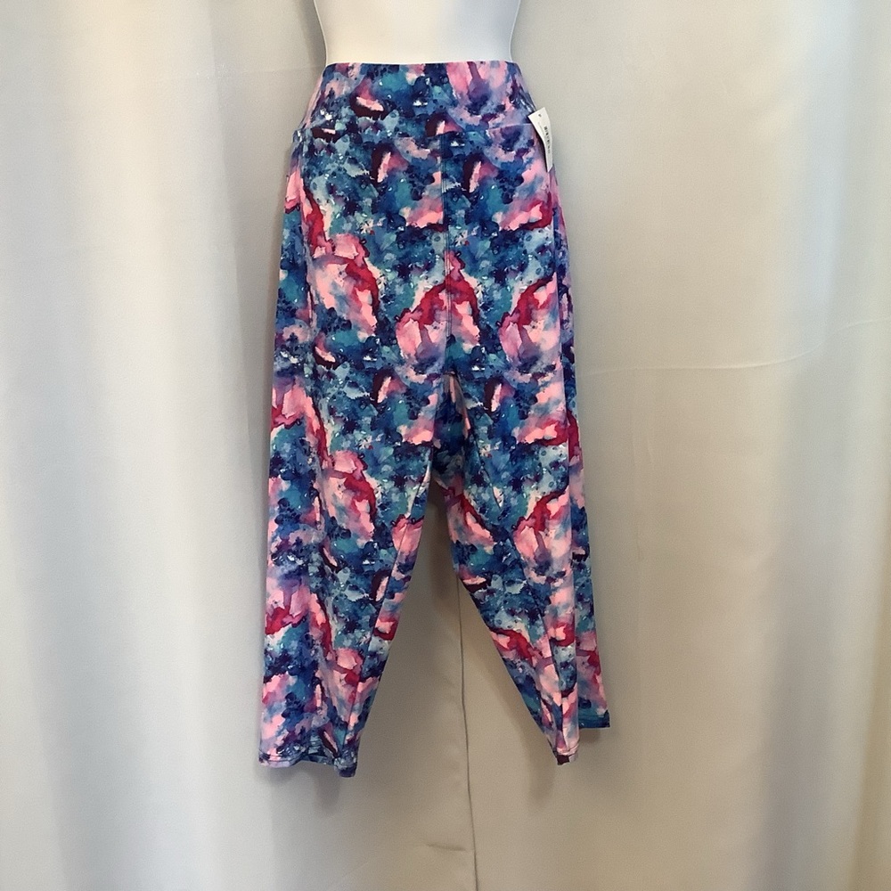 Luv21 Yoga Leggings Capris Cropped Women’s Size 3X-5X Pockets Extra Curvy Plus